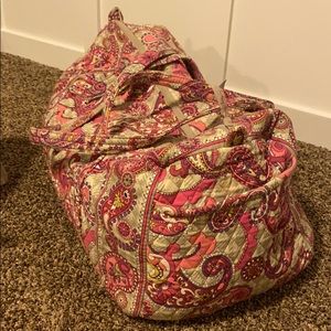 Vera Bradley Large Duffel Travel Bag- Cotton